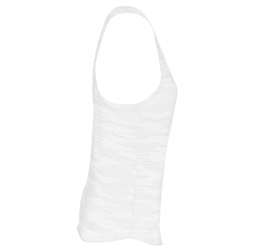 white Camiseta tirantes de deporte mujer