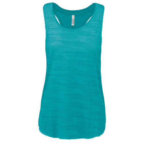 light turquoise Camiseta tirantes de deporte mujer