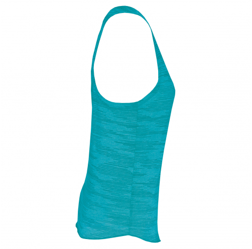 light turquoise Camiseta tirantes de deporte mujer