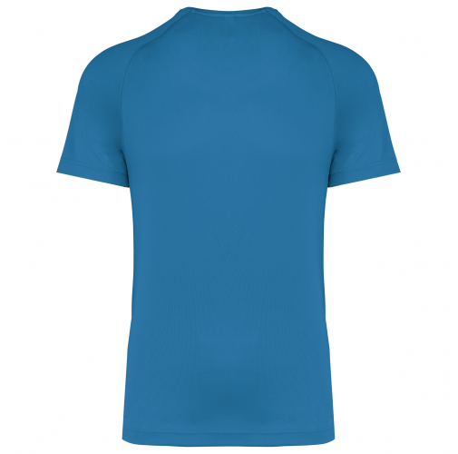 aqua blue Camiseta deporte material reciclado hombre