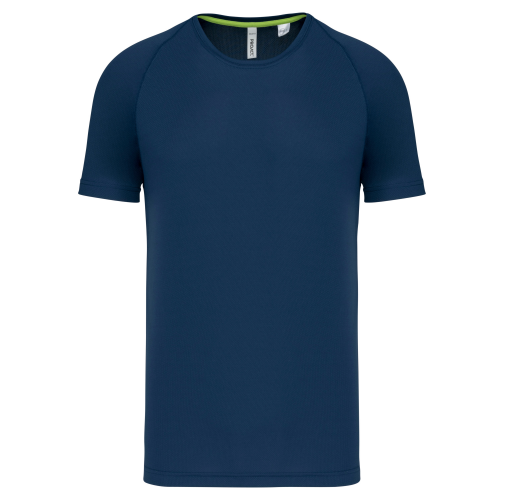 sporty navy Camiseta deporte material reciclado hombre