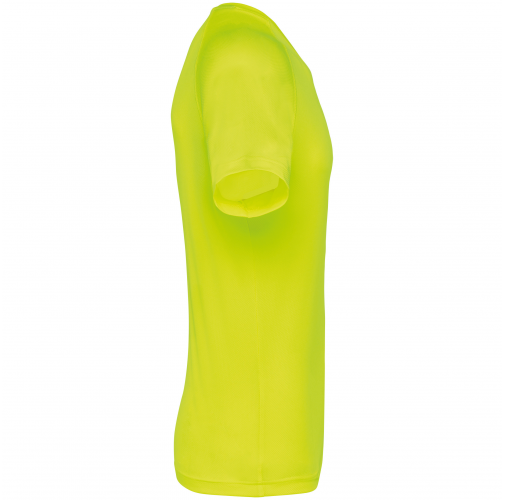 fluorescent yellow Camiseta deporte material reciclado hombre