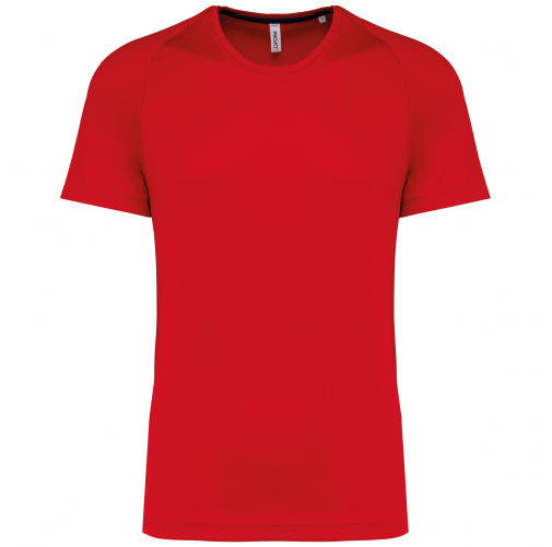 red Camiseta deporte material reciclado hombre