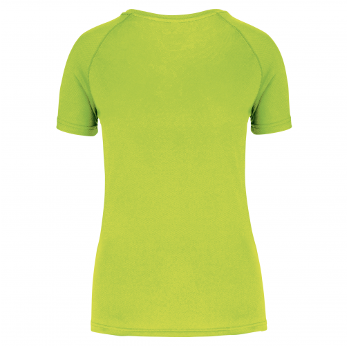 lime Camiseta deporte reciclada mujer