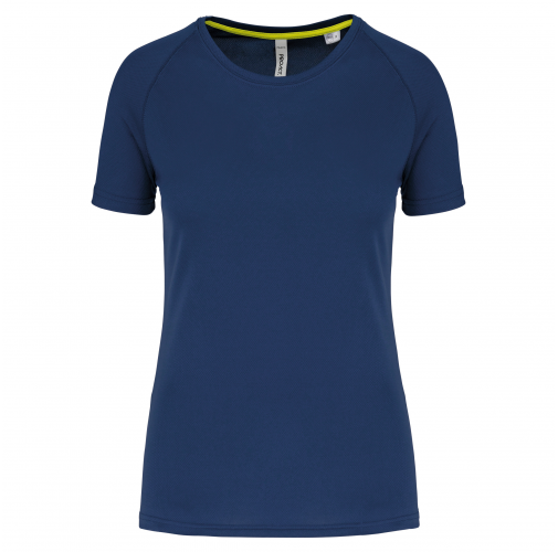 sporty navy Camiseta deporte reciclada mujer