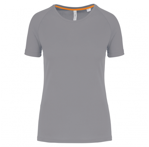 fine grey Camiseta deporte reciclada mujer