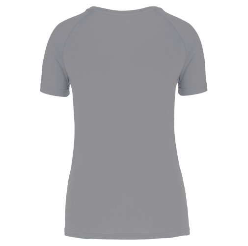 fine grey Camiseta deporte reciclada mujer