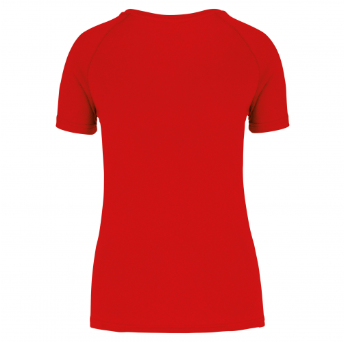 red Camiseta deporte reciclada mujer