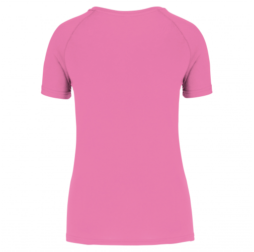 deep pink Camiseta deporte reciclada mujer