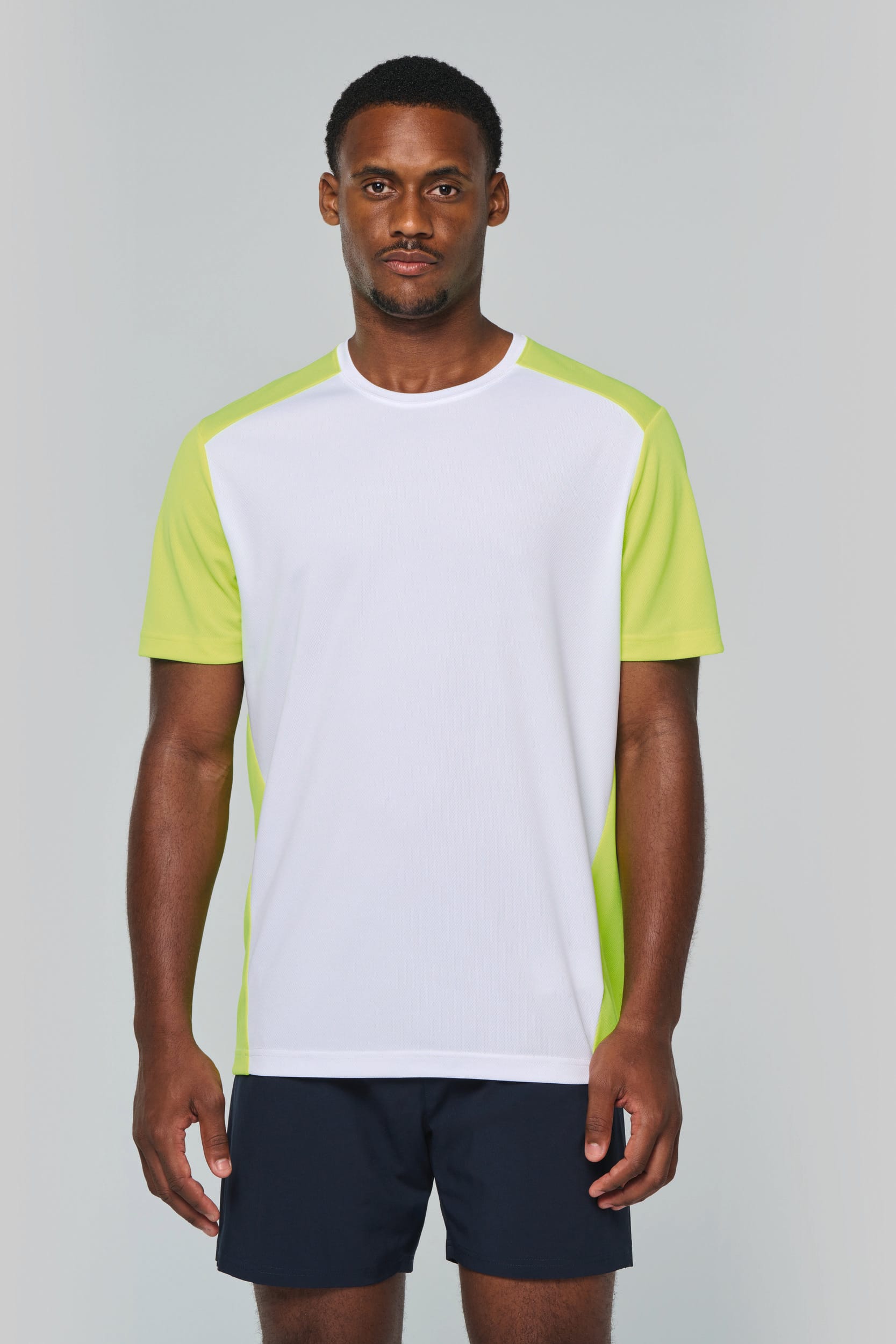 Camiseta de deporte ecorresponsable bicolor hombre