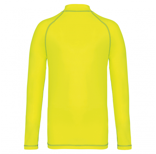 fluorescent yellow Camiseta técnica con protección UV manga larga niño
