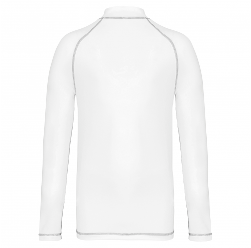 white Camiseta técnica con protección UV manga larga niño