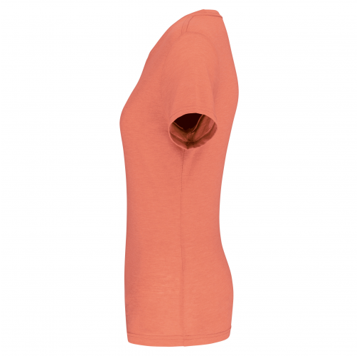 coral Camiseta deporte triblend mujer
