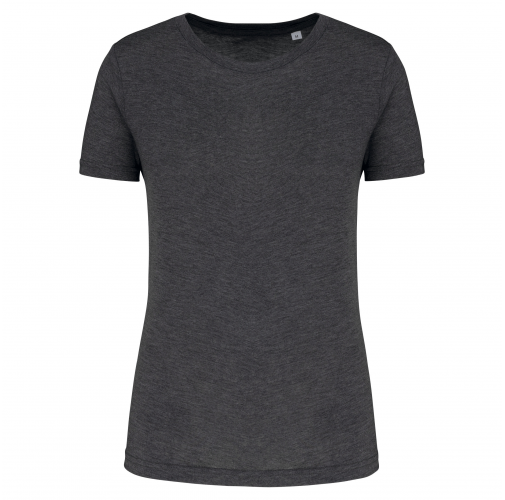 dark grey heather Camiseta deporte triblend mujer