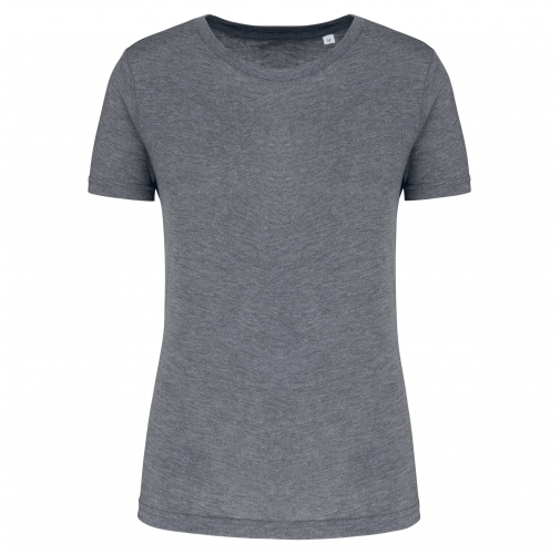 grey heather Camiseta deporte triblend mujer
