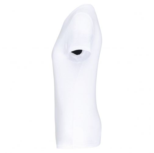 white Camiseta deporte triblend mujer