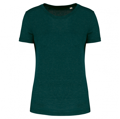 mineral green Camiseta deporte triblend mujer