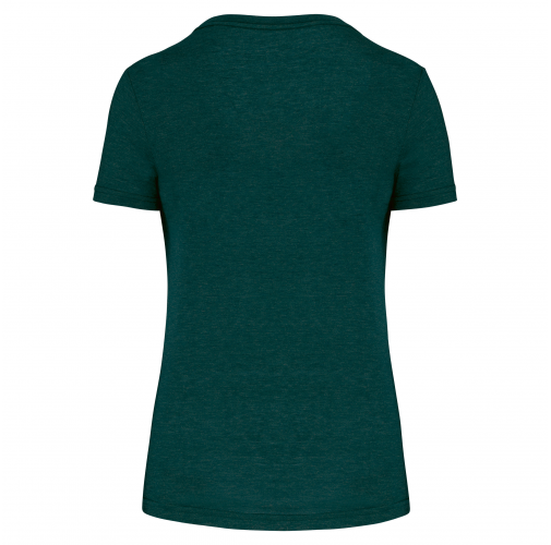 mineral green Camiseta deporte triblend mujer