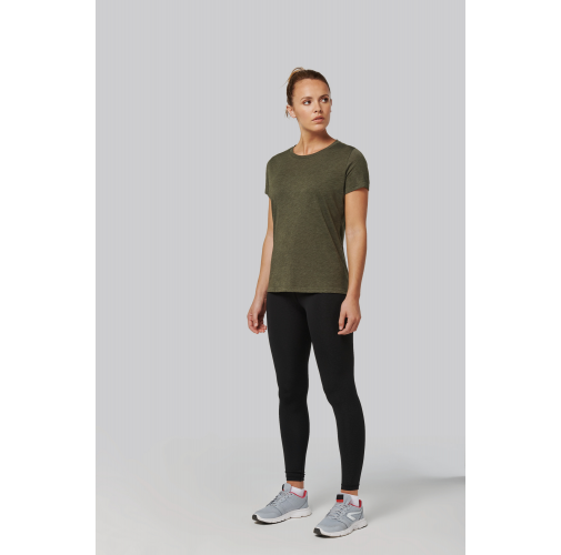 Camiseta deporte triblend mujer