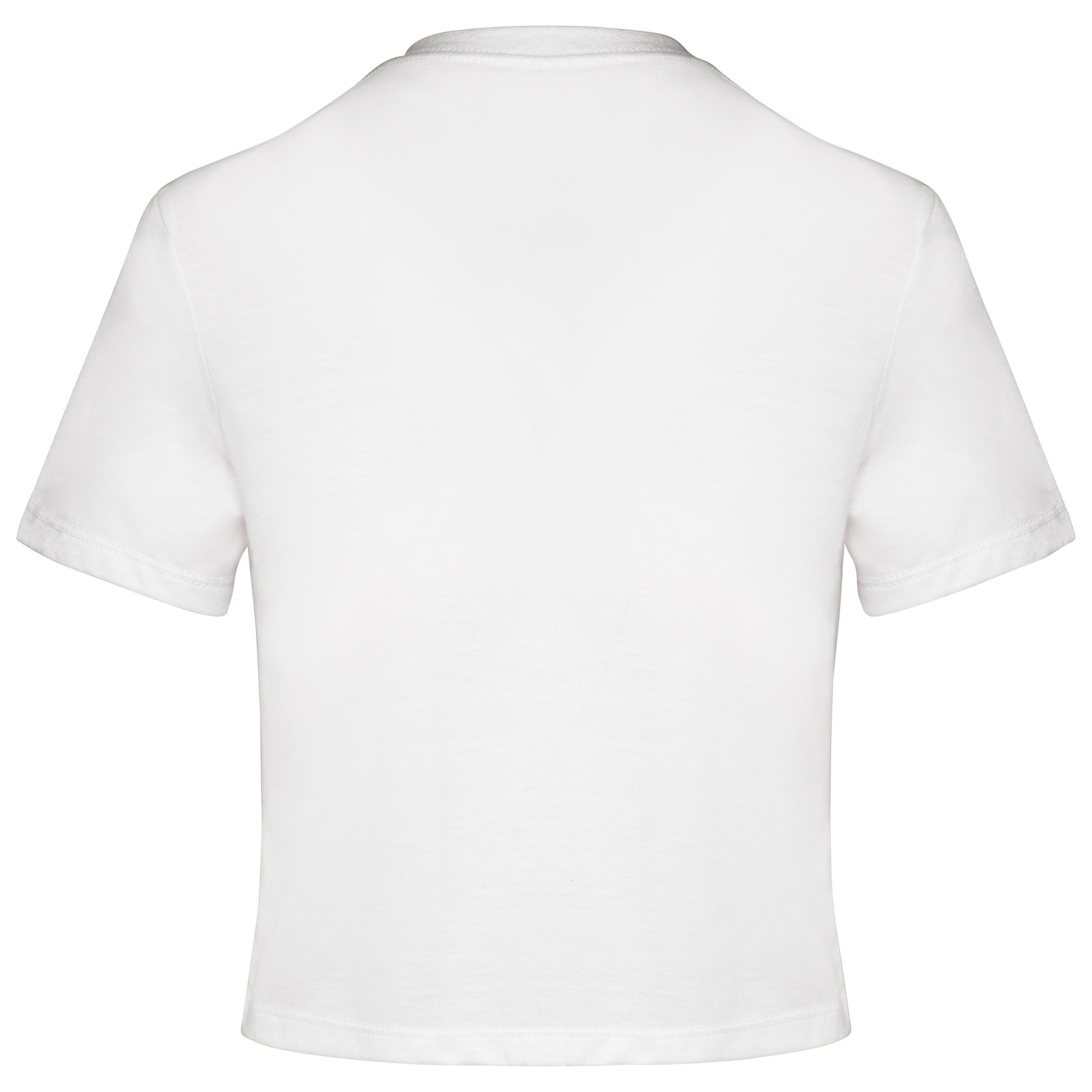 black Crop top triblend mujer<br/>