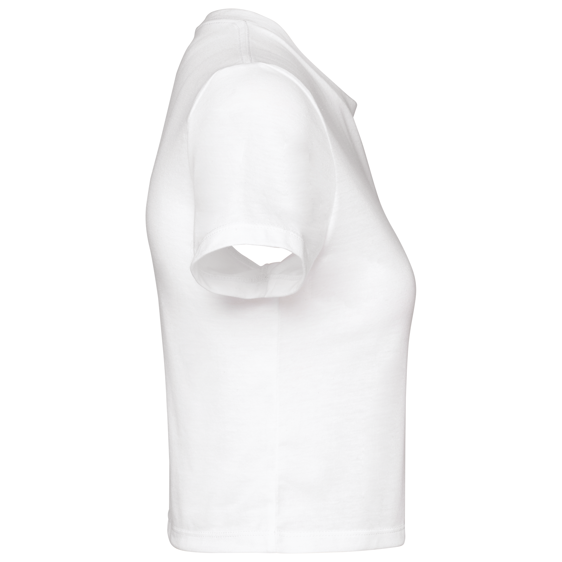 black Crop top triblend mujer<br/>