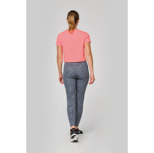 Crop top triblend mujer<br/>