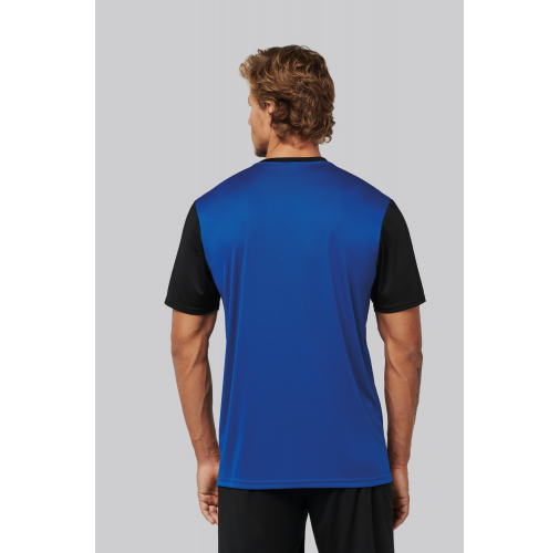 Camiseta manga corta bicolor adulto