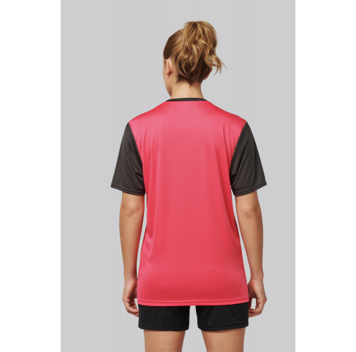 Camiseta manga corta bicolor adulto