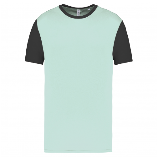ice mint / dark grey Camiseta manga corta bicolor adulto