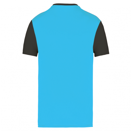 light turquoise / dark grey Camiseta manga corta bicolor adulto