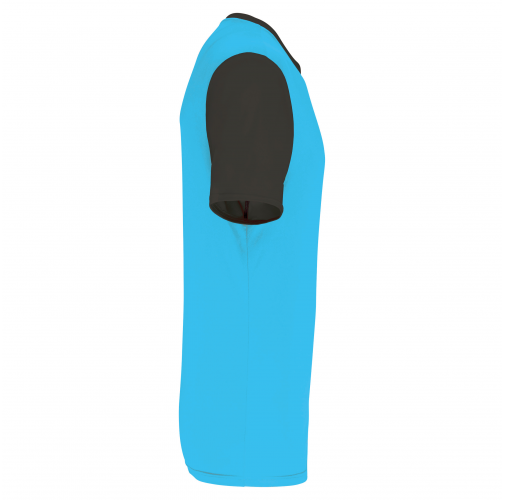 light turquoise / dark grey Camiseta manga corta bicolor adulto