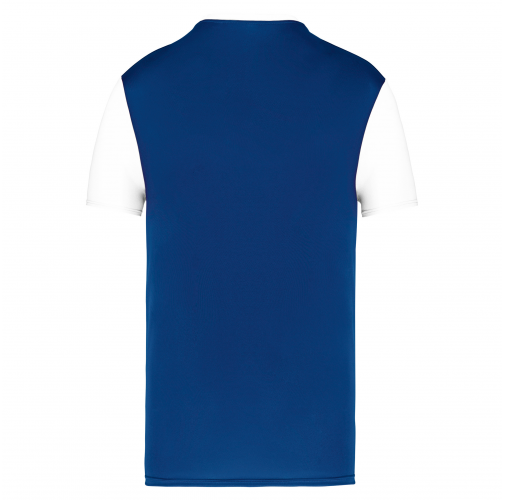 dark royal blue / white Camiseta manga corta bicolor niños