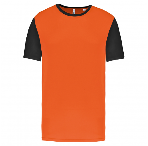 orange / black Camiseta manga corta bicolor niños