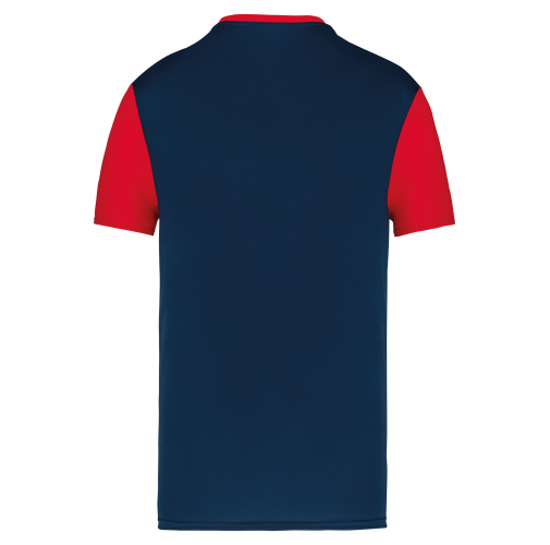 sporty navy / sporty red Camiseta manga corta bicolor niños