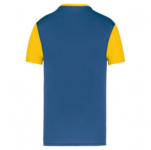 sporty r blue/sporty yellow Camiseta manga corta bicolor niños