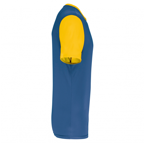 sporty r blue/sporty yellow Camiseta manga corta bicolor niños