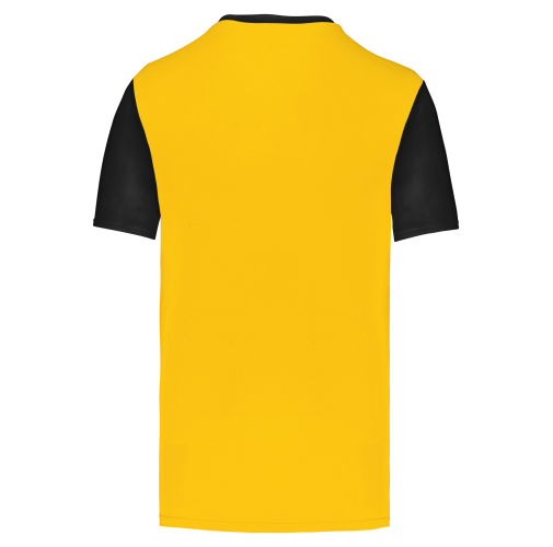 sporty yellow / black Camiseta manga corta bicolor niños