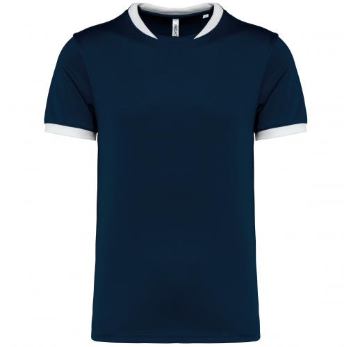 sporty navy Camiseta rugby manga corta unisex