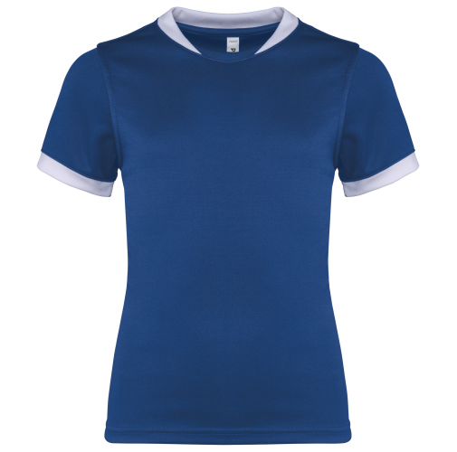 dark royal blue Camiseta rugby manga corta infantil
