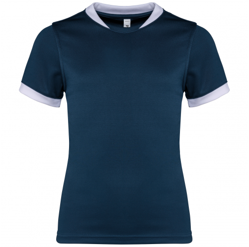 sporty navy Camiseta rugby manga corta infantil