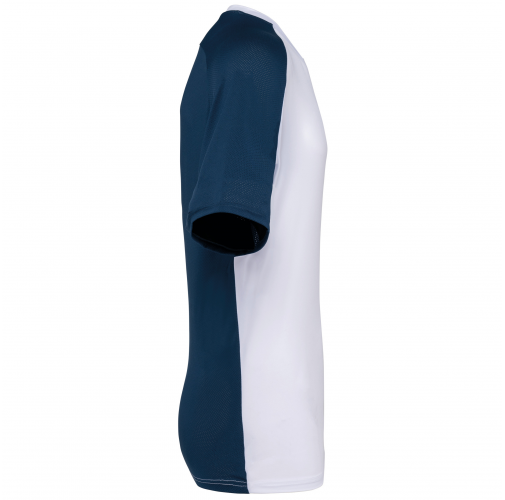sporty navy / white Camiseta pádel bicolor mangas raglán hombre