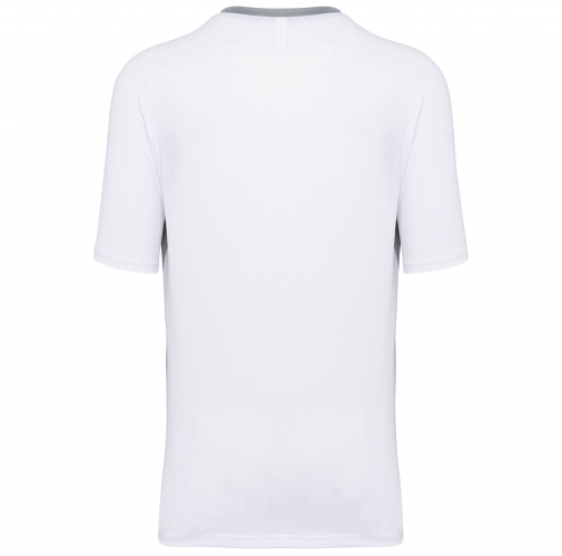 white / fine grey Camiseta pádel bicolor mangas raglán hombre