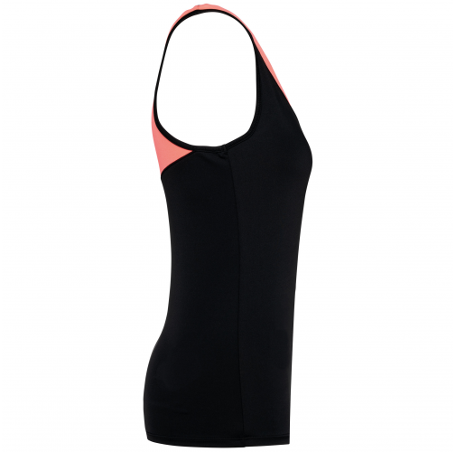Camiseta pádel sin mangas bicolor mujer