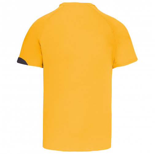 sporty yellow/black/storm grey Camiseta equipaciones manga corta adulto