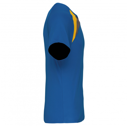 sporty royal blue / sporty yellow / storm grey Camiseta equipaciones manga corta niños