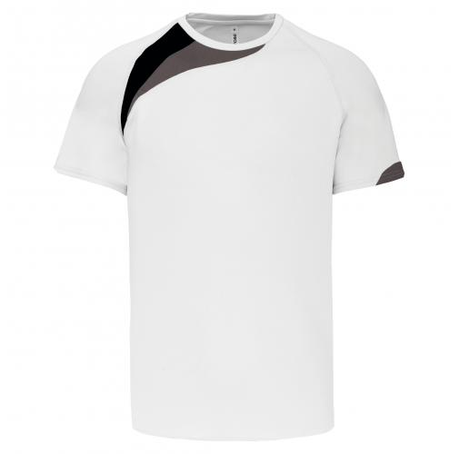 white / black / storm grey Camiseta equipaciones manga corta niños