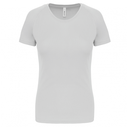white Camiseta de deporte mujer