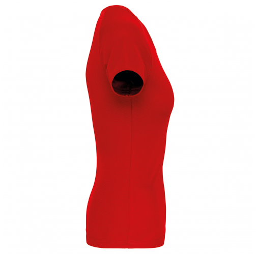 red Camiseta de deporte mujer
