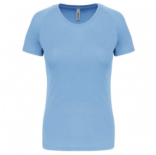 sky blue Camiseta de deporte mujer