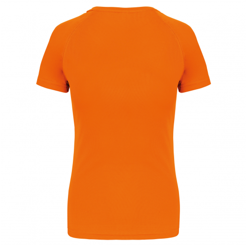 fluorescent orange Camiseta de deporte mujer